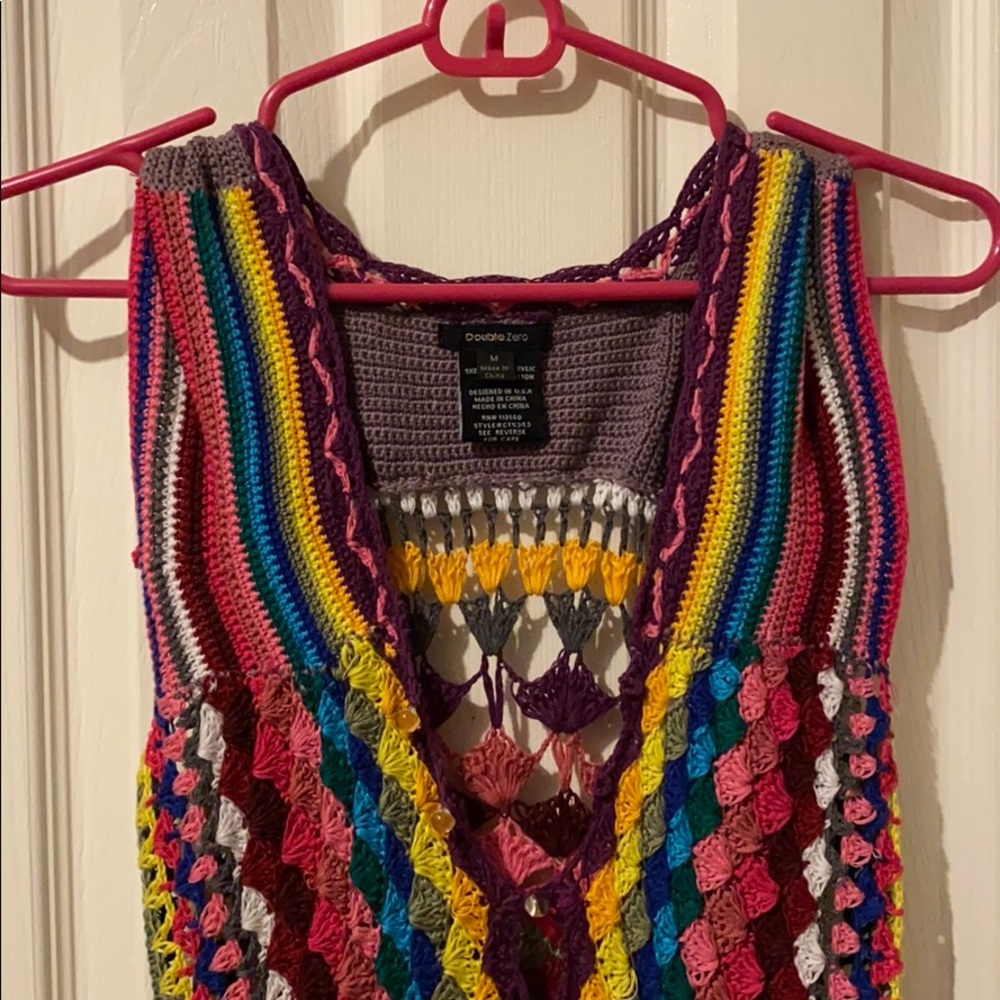 Rainbow knitted sweater